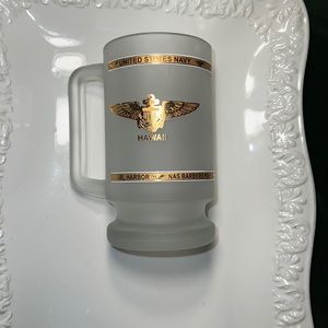 Navy Pilot Frosted Beer Mug from Hawaii